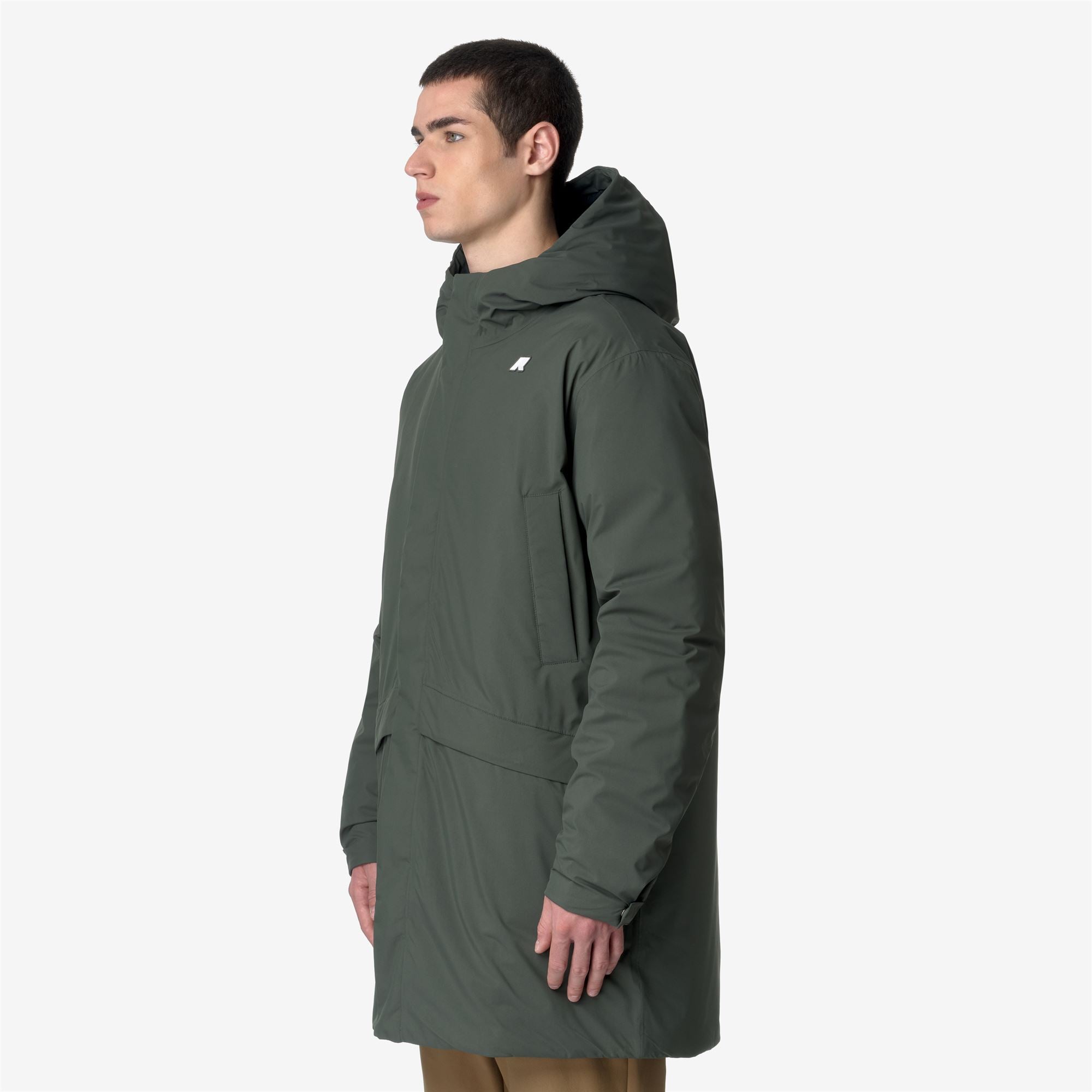 Jackets_MAN_JARNO ST THERMO_3/4 Length_GREEN BLACKISH  - Black Pure - Commercial 5