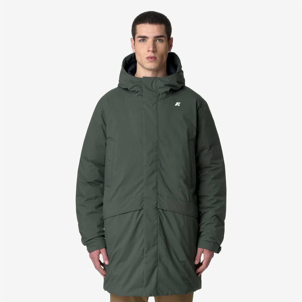 Jackets_MAN_JARNO ST THERMO_3/4 Length_GREEN BLACKISH  - Black Pure - Commercial 4