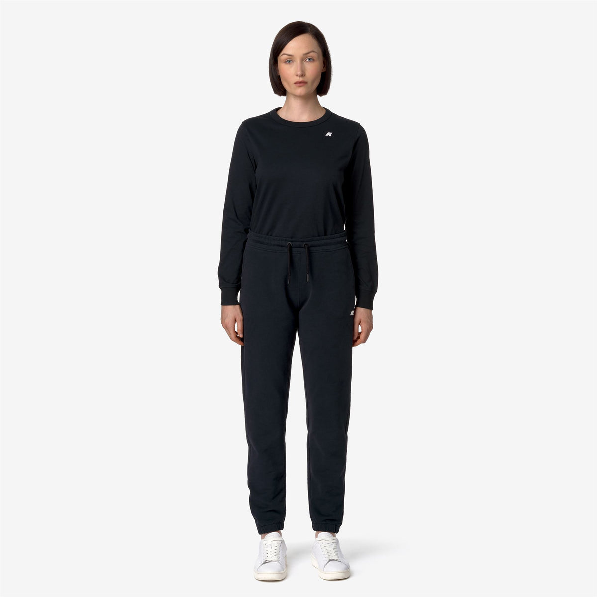 Pants_WOMAN_GINEVRETTE FLEECE PEACH_Sport Trousers_Black Pure - Commercial 4