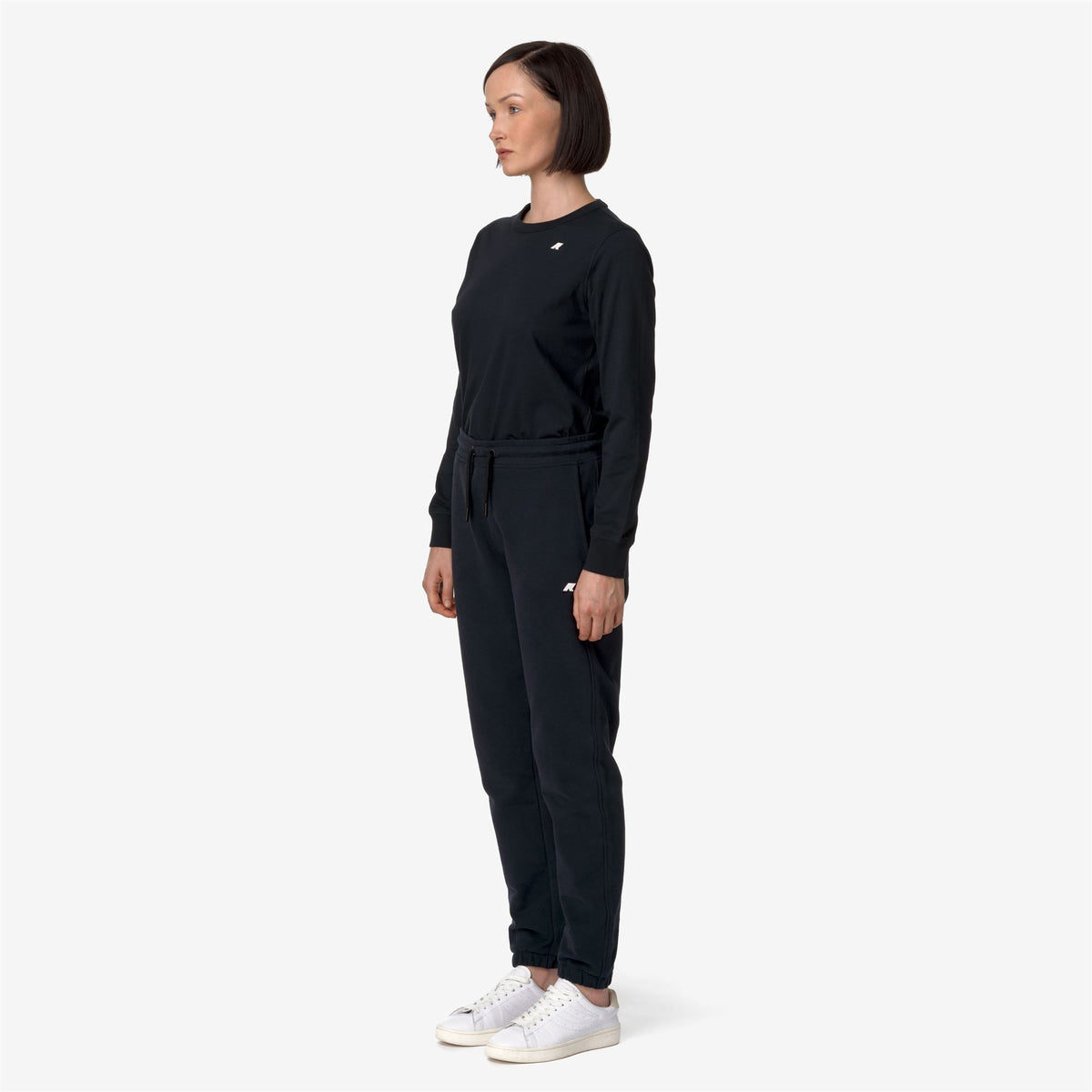 Pants_WOMAN_GINEVRETTE FLEECE PEACH_Sport Trousers_Black Pure - Commercial 5