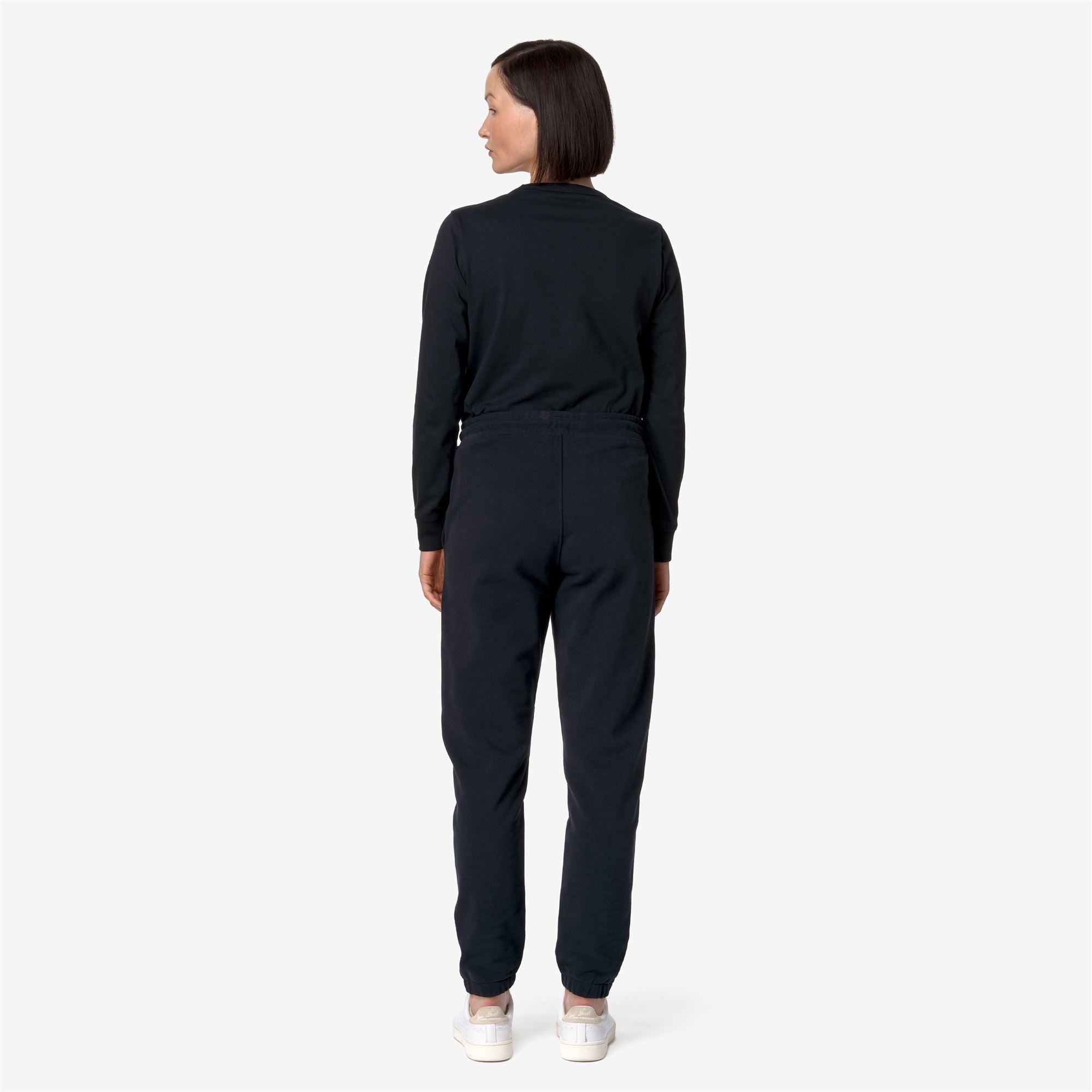 Pants_WOMAN_GINEVRETTE FLEECE PEACH_Sport Trousers_Black Pure - Commercial 6