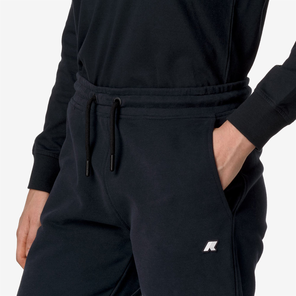 Pants_WOMAN_GINEVRETTE FLEECE PEACH_Sport Trousers_Black Pure - Commercial 7
