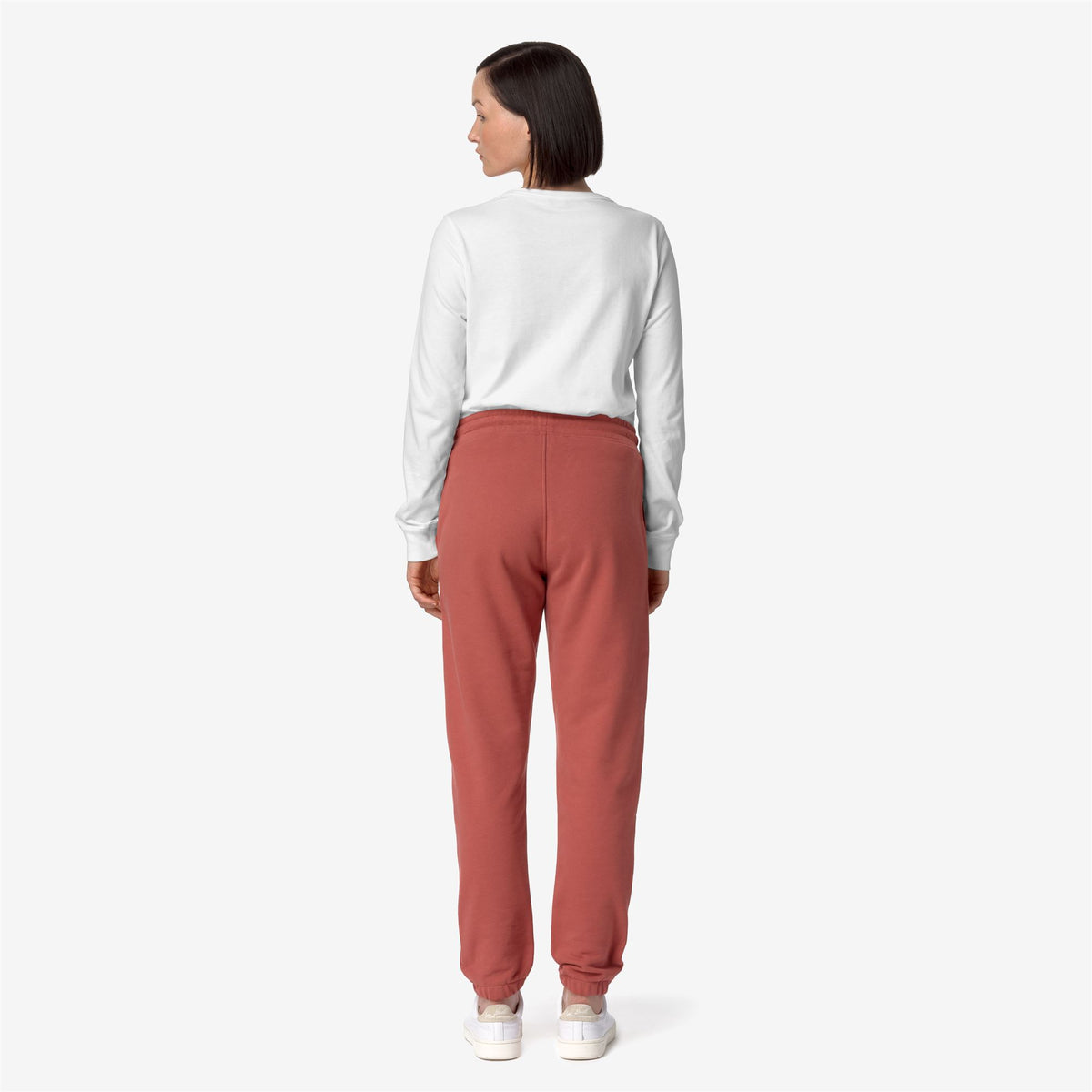Pants_WOMAN_GINEVRETTE FLEECE PEACH_Sport Trousers_Pink Cedar - Commercial 6