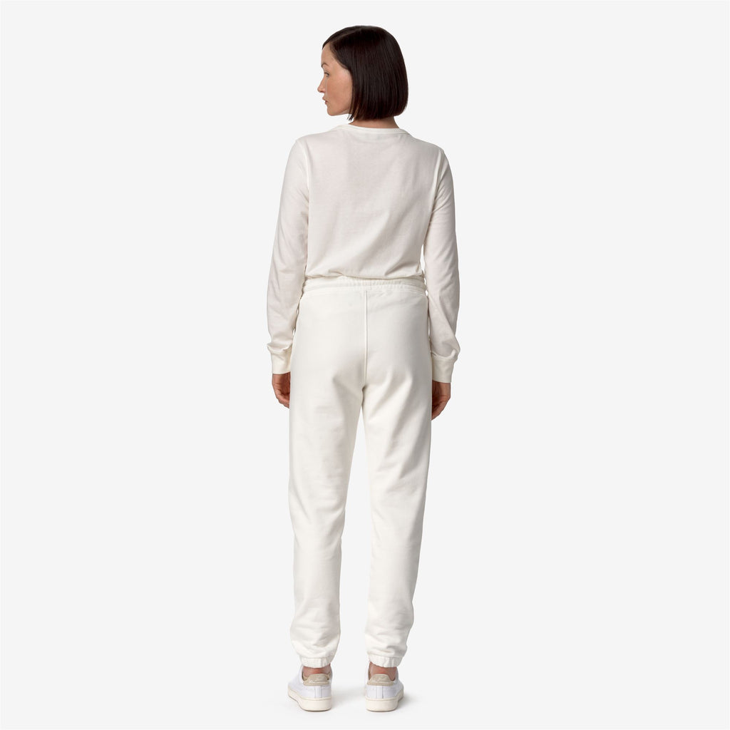 Pants_WOMAN_GINEVRETTE FLEECE PEACH_Sport Trousers_White Gardenia - Commercial 6