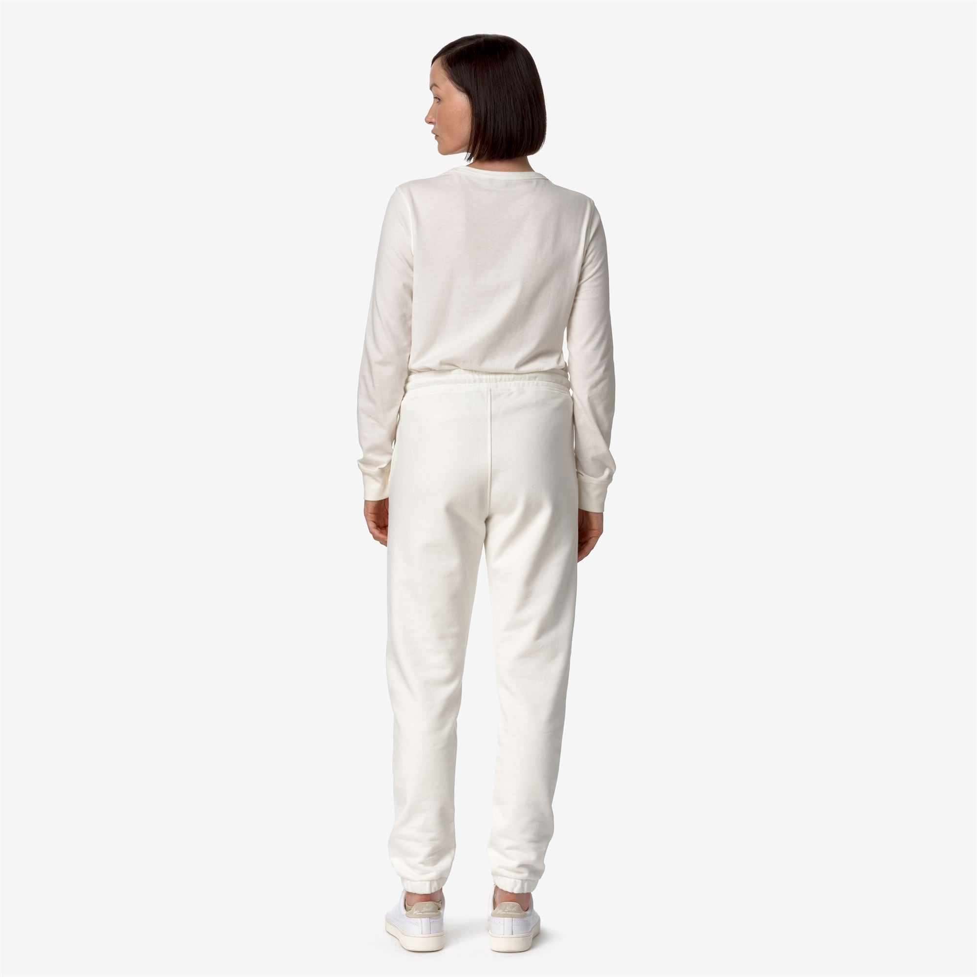 Pants_WOMAN_GINEVRETTE FLEECE PEACH_Sport Trousers_White Gardenia - Commercial 6