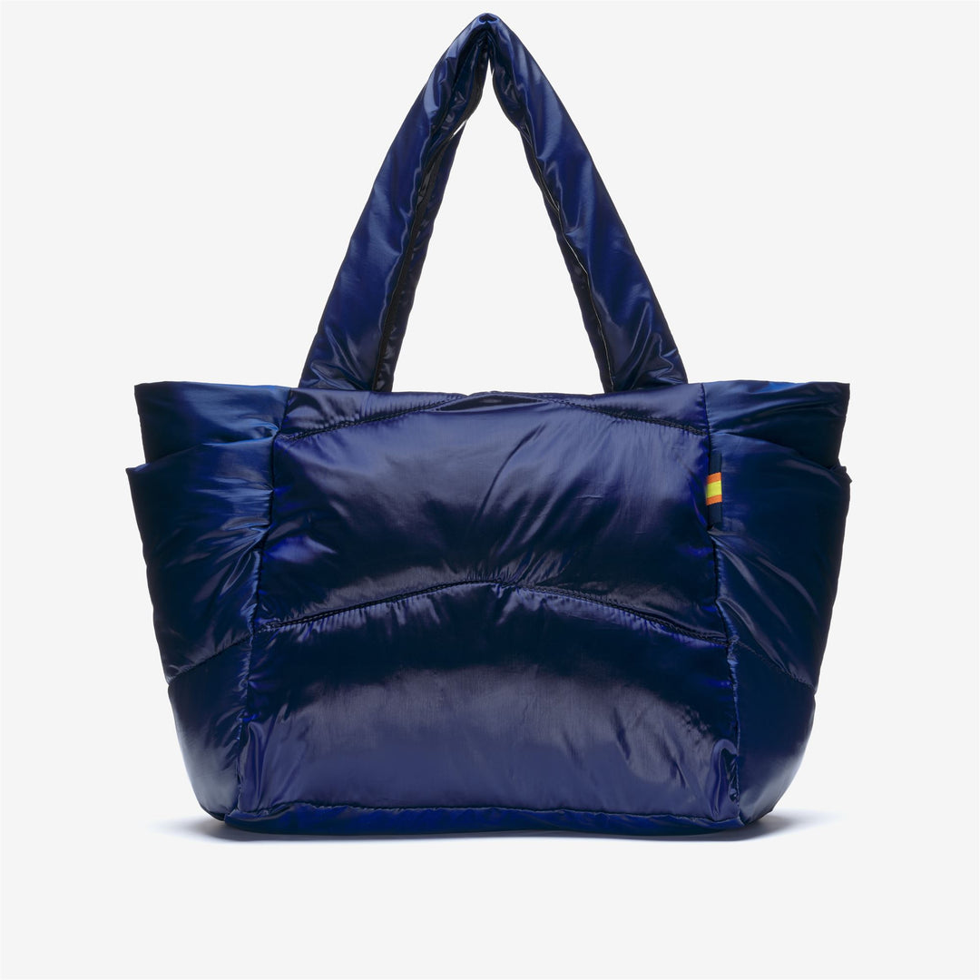 Borsa Tote Trapuntata Iridescente Blu Donna per Uso Cittadino 01