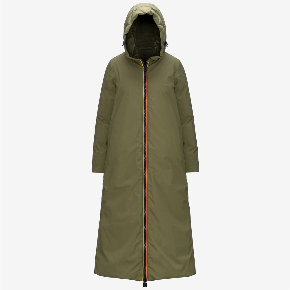 ORLEN VELVET THERMO REVERSIBLE Jackets Long Woman GREEN WINTER Adult S Green Winter