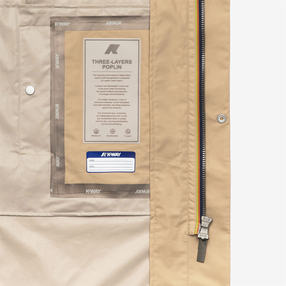 Jackets_MAN_POIR 3L POPLIN_3/4 Length_Beige Rope - BEIGE LT - Commercial 2