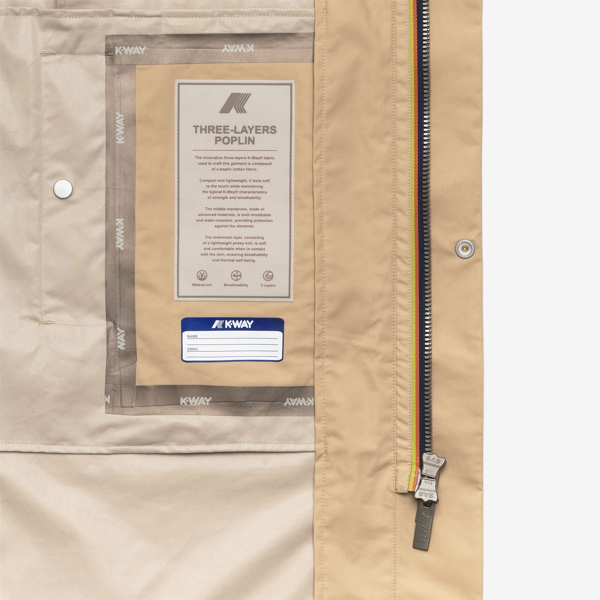 Jackets_MAN_POIR 3L POPLIN_3/4 Length_Beige Rope - BEIGE LT - Commercial 2
