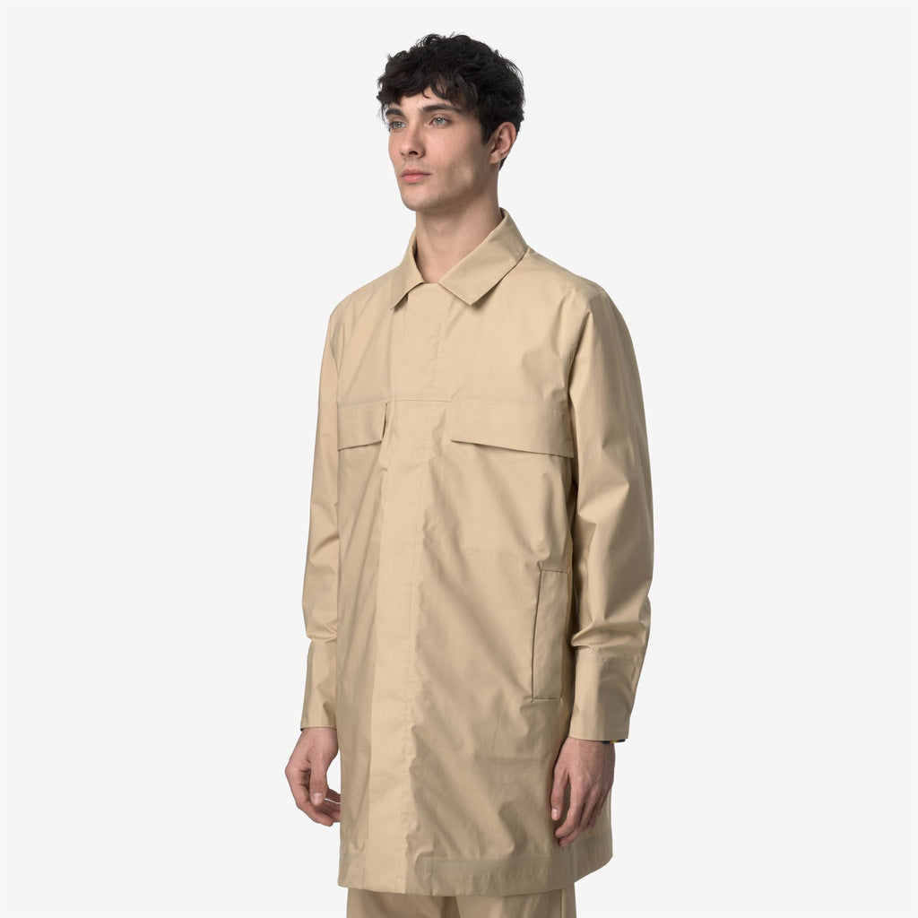 Jackets_MAN_POIR 3L POPLIN_3/4 Length_Beige Rope - BEIGE LT - Commercial 5