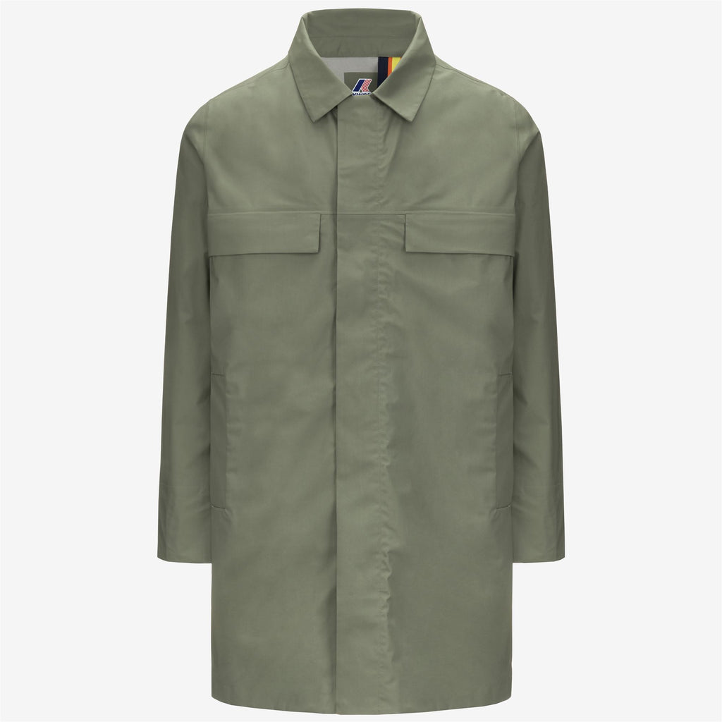 Jackets_MAN_POIR 3L POPLIN_3/4 Length_Green Lichen - BEIGE LT - Commercial 1