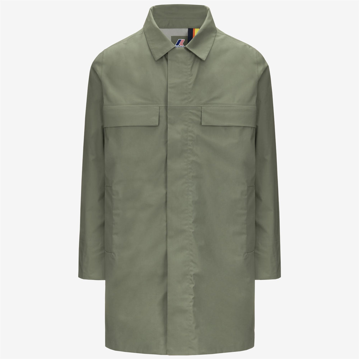 Jackets_MAN_POIR 3L POPLIN_3/4 Length_Green Lichen - BEIGE LT - Commercial 1