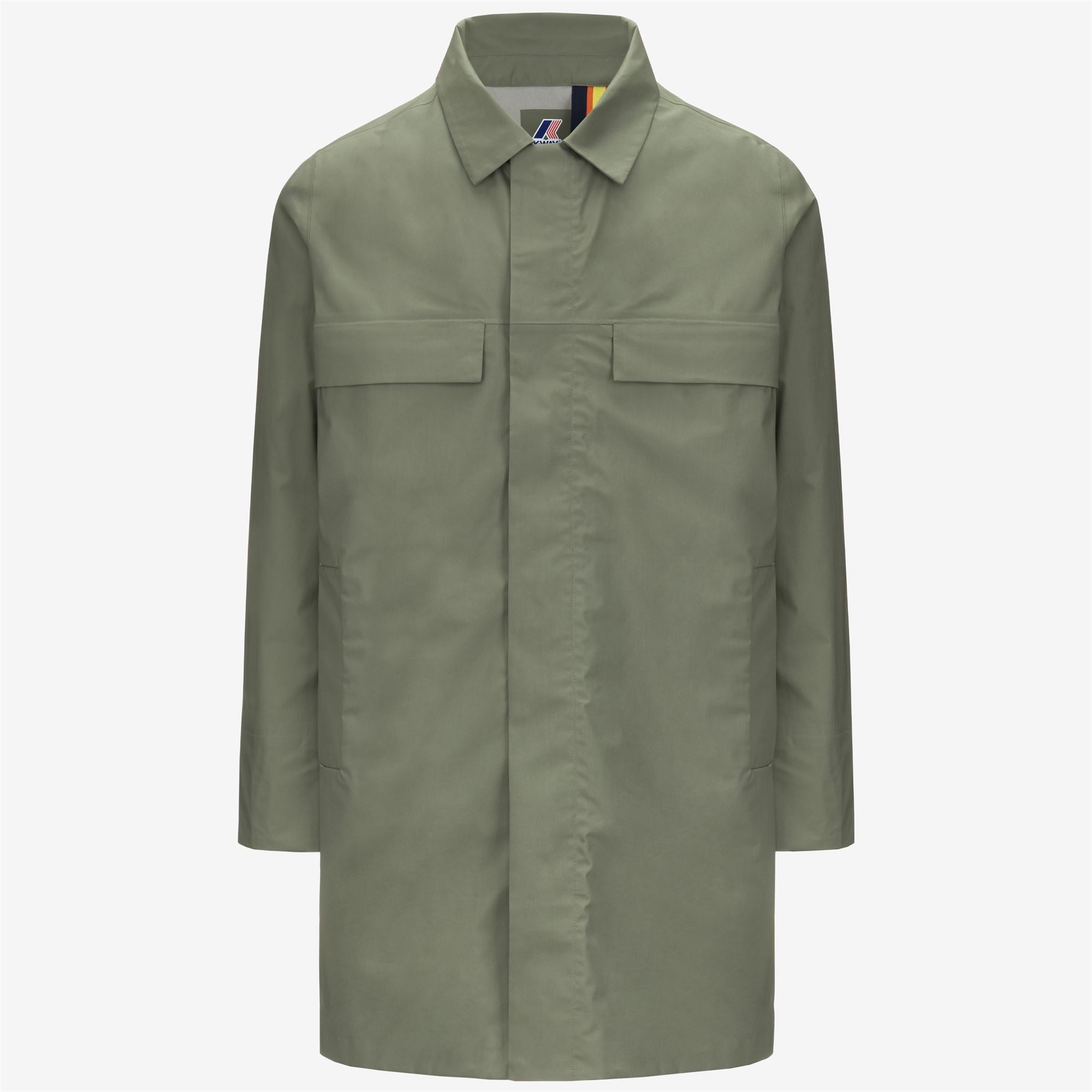 Jackets_MAN_POIR 3L POPLIN_3/4 Length_Green Lichen - BEIGE LT - Commercial 1