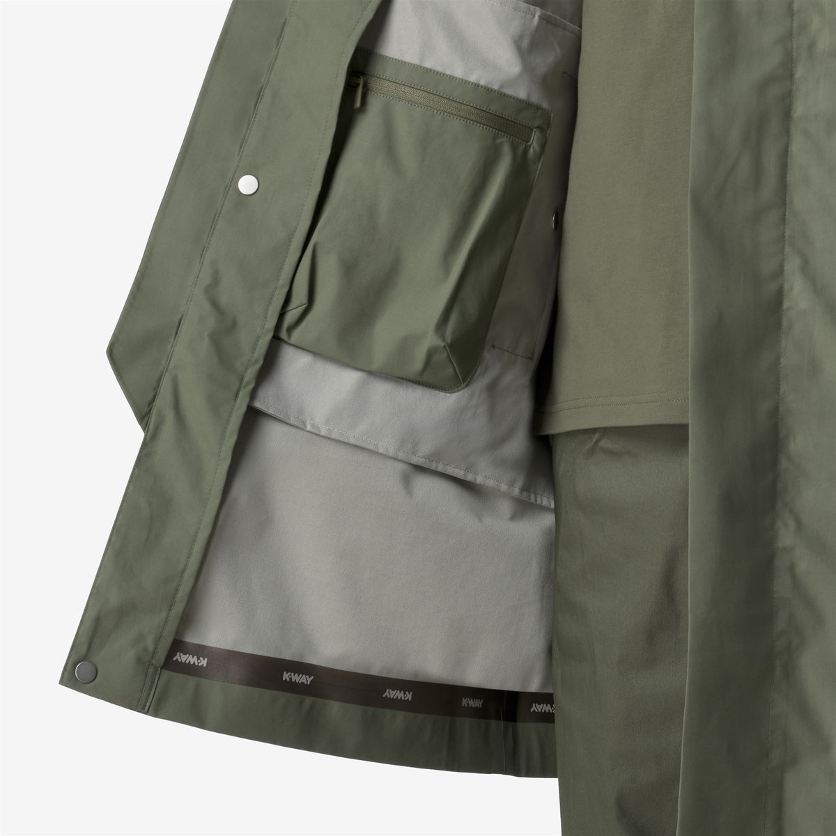 Jackets_MAN_POIR 3L POPLIN_3/4 Length_Green Lichen - BEIGE LT - Commercial 7