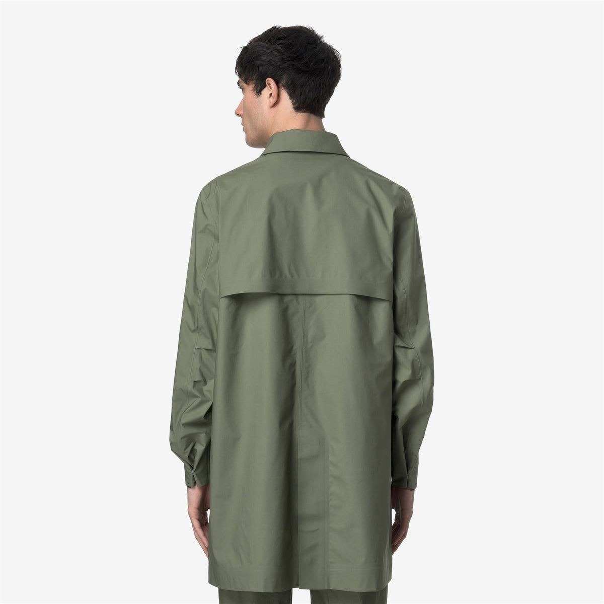 Jackets_MAN_POIR 3L POPLIN_3/4 Length_Green Lichen - BEIGE LT - Commercial 6