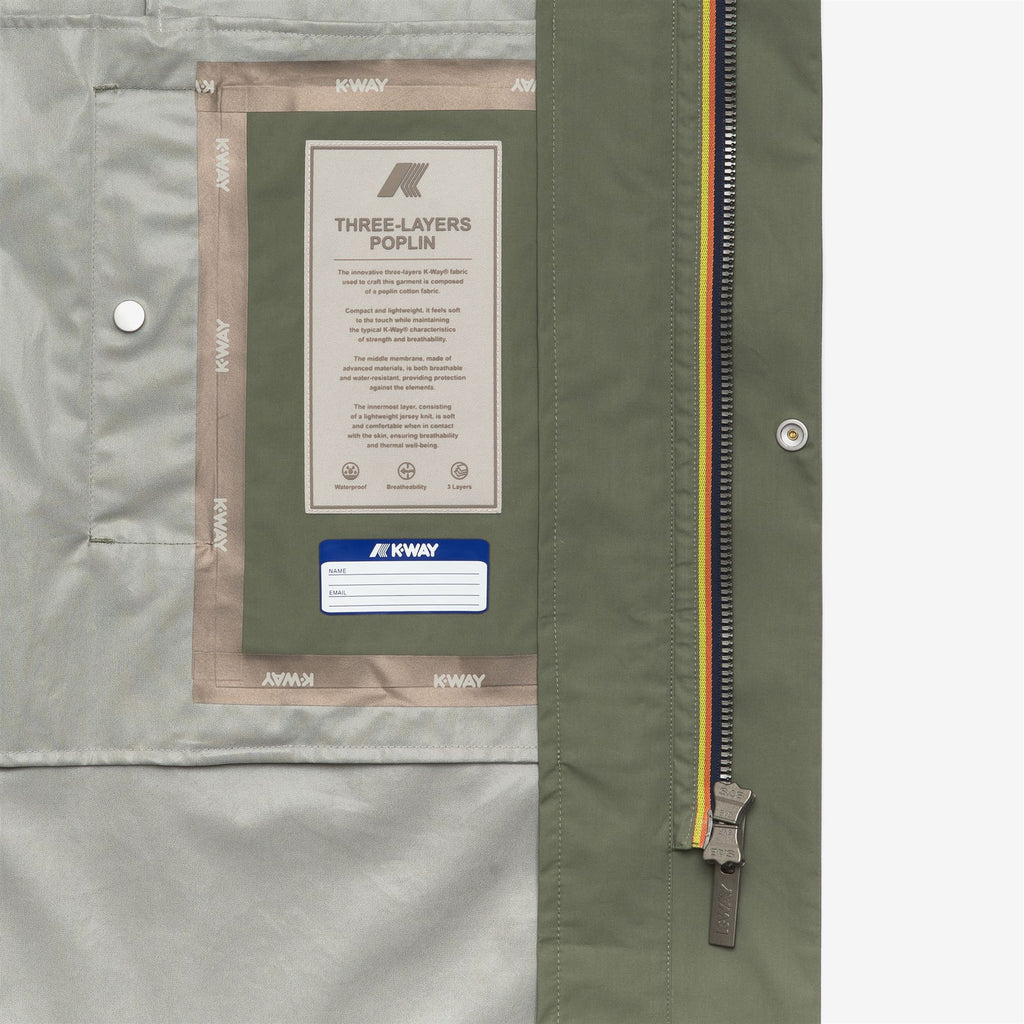 Jackets_MAN_POIR 3L POPLIN_3/4 Length_Green Lichen - BEIGE LT - Commercial 2