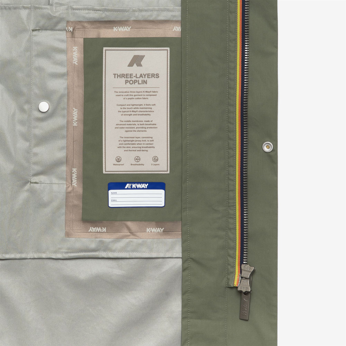 Jackets_MAN_POIR 3L POPLIN_3/4 Length_Green Lichen - BEIGE LT - Commercial 2