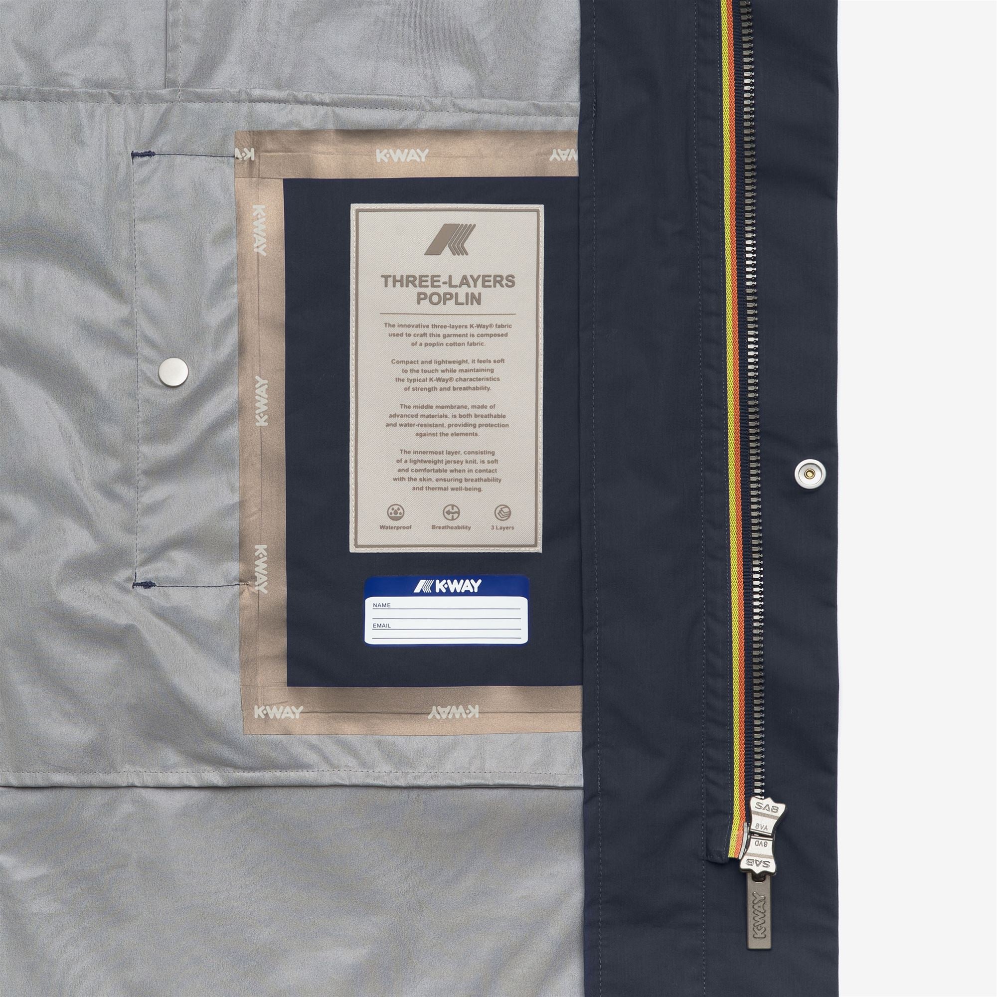 Jackets_MAN_POIR 3L POPLIN_3/4 Length_Blue Depth - BEIGE LT - Commercial 2