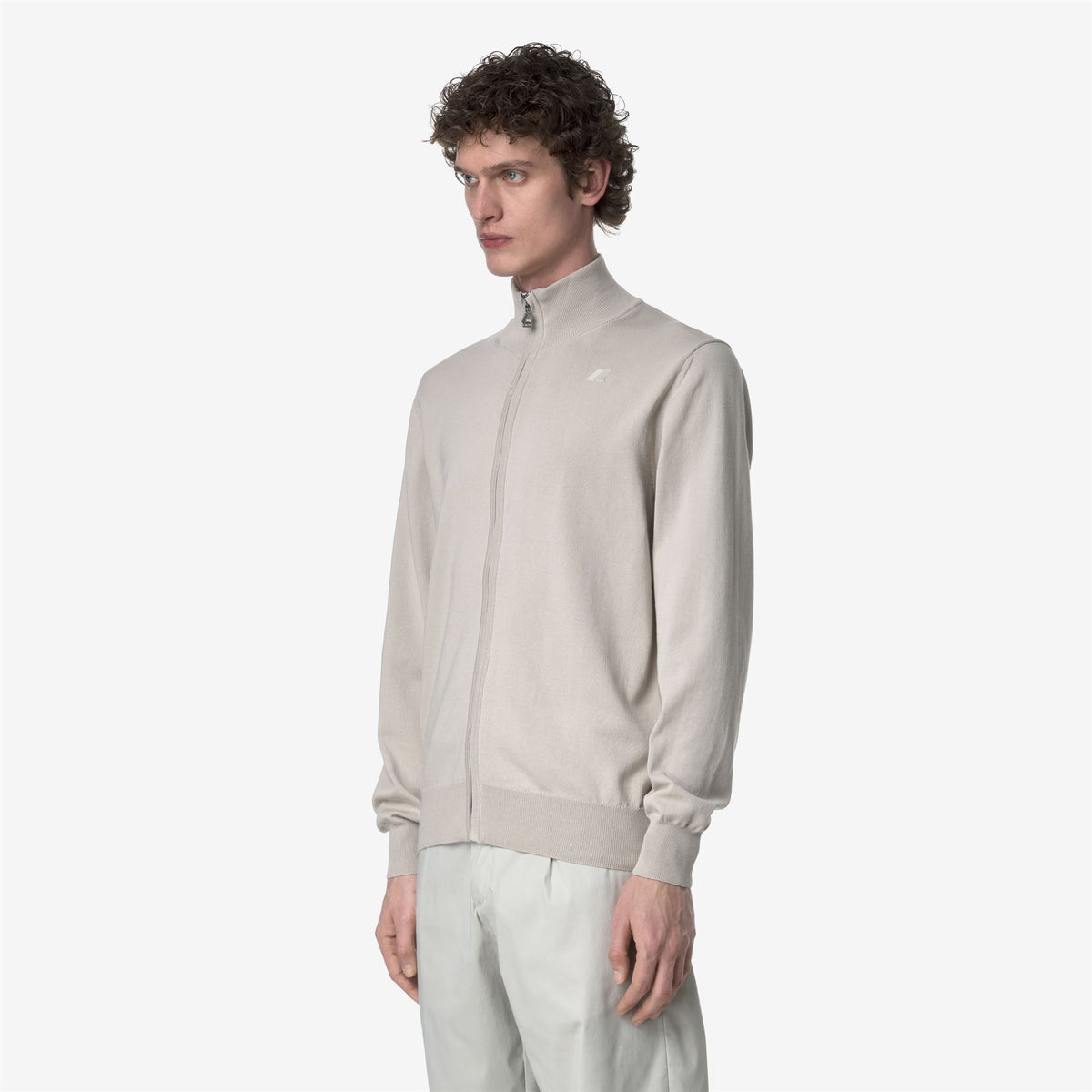 Knitwear_MAN_FINNY COTTON PS_Pull Over_BEIGE LT - Commercial 5