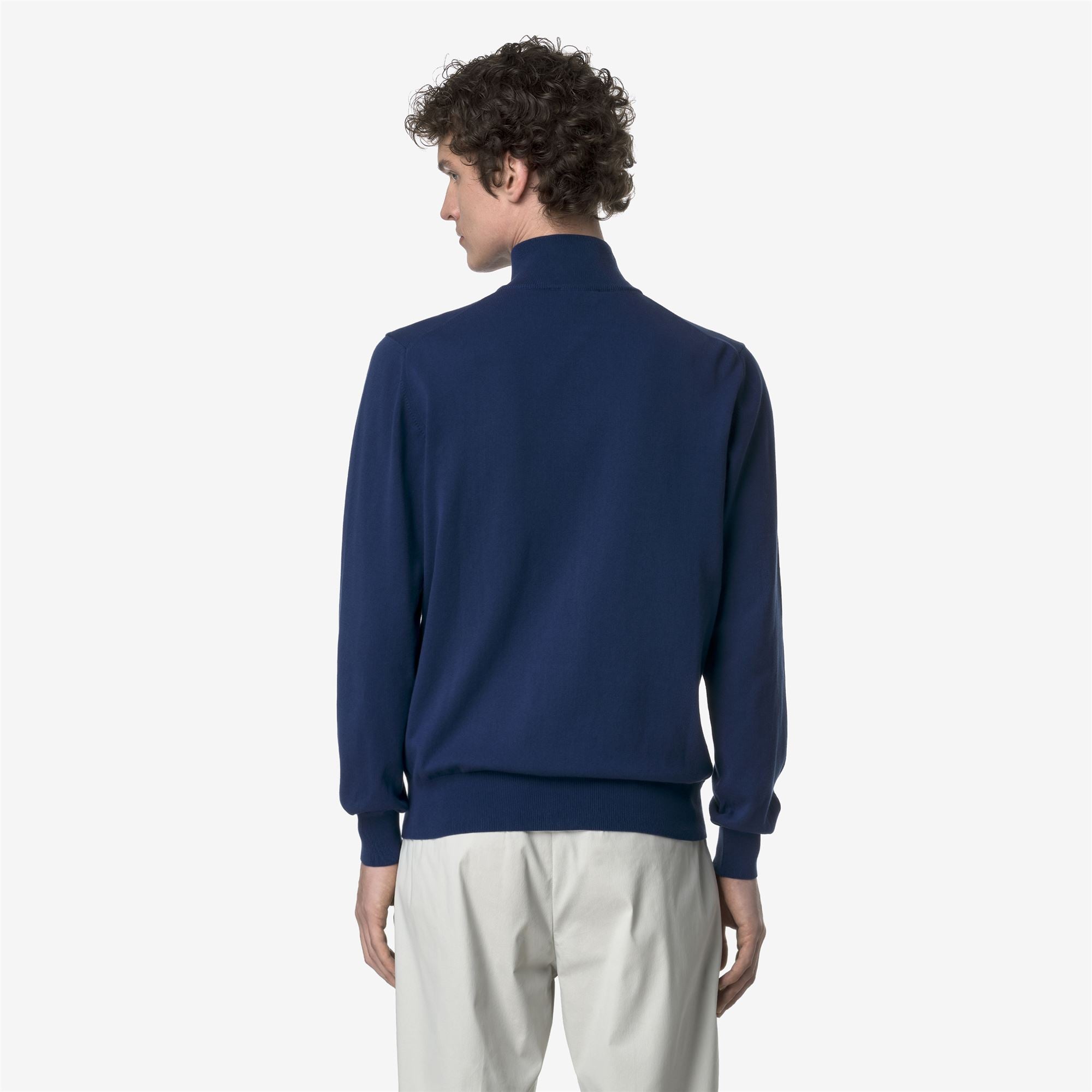 Knitwear_MAN_FINNY COTTON PS_Pull Over_Blue Depths - Commercial 6
