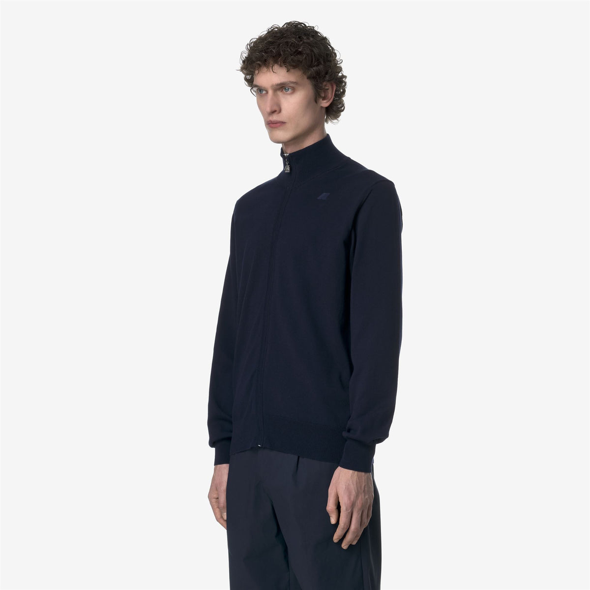 Knitwear_MAN_FINNY COTTON PS_Pull Over_Blue Depth - Commercial 5