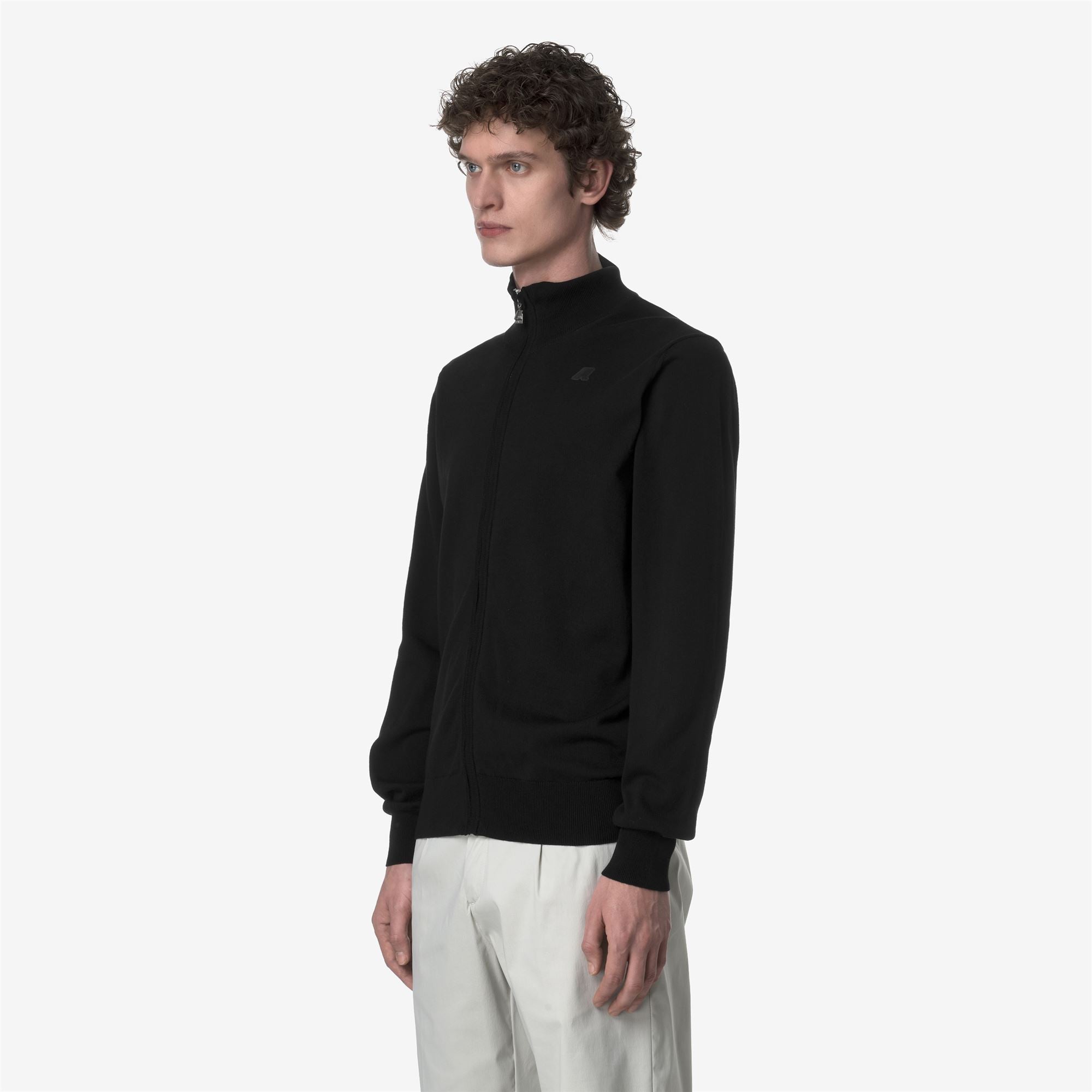 Knitwear_MAN_FINNY COTTON PS_Pull Over_Black Pure - Commercial 5