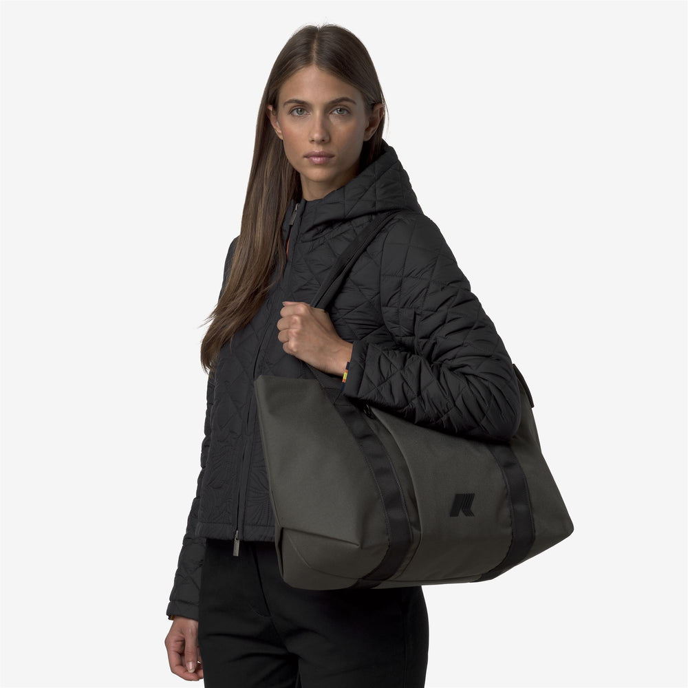 Green Unisex Versatile Tote Bag with Removable Pouch 02