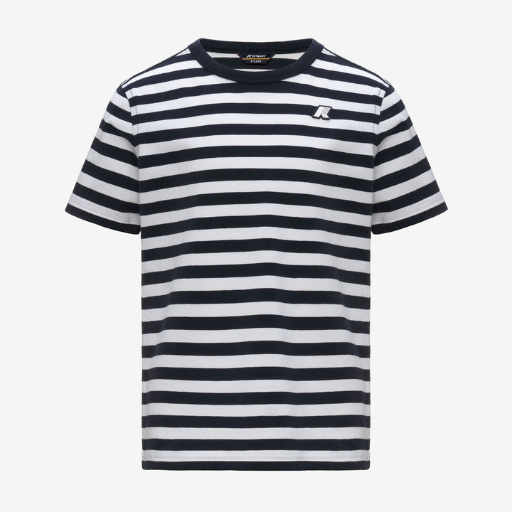 P. ADAME LIGHT STRETCH JERSEY - T-ShirtsTop - T-Shirt - Bambino - BLUE DEPTH-WHITE 1