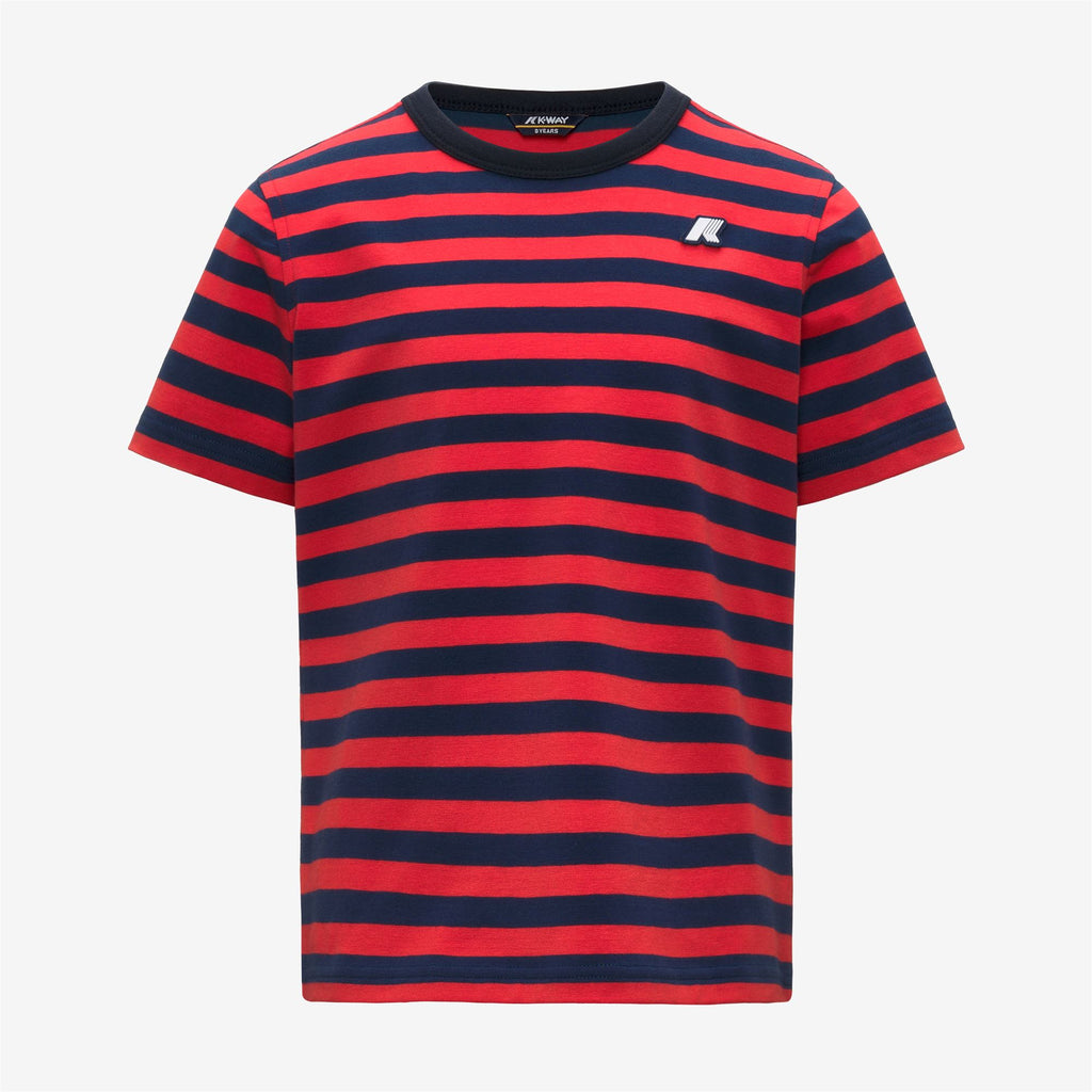 T-Shirts & Top_Boy_P. ADAME LIGHT STRETCH JERSEY_T-Shirt_Blue Insignia - Red Poppy - Commercial 1