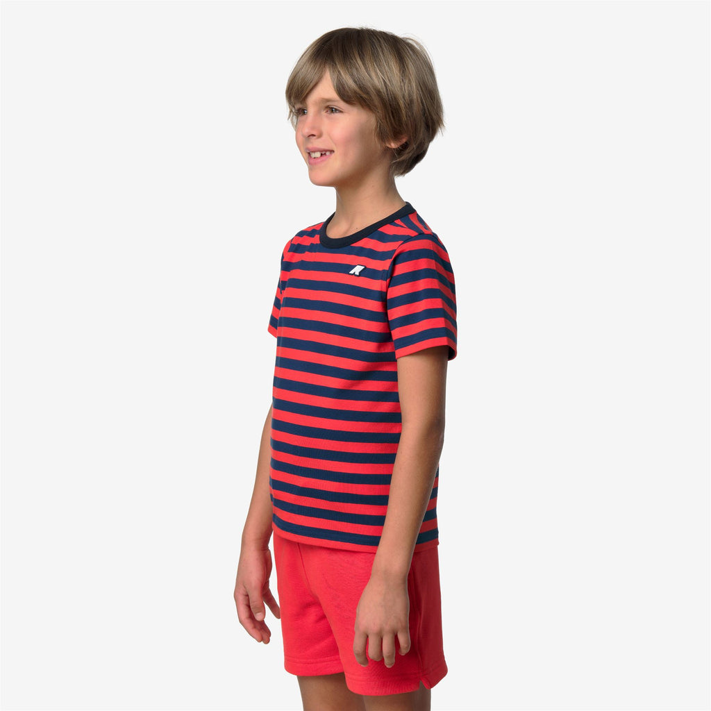 T-Shirts & Top_Boy_P. ADAME LIGHT STRETCH JERSEY_T-Shirt_Blue Insignia - Red Poppy - Commercial 5
