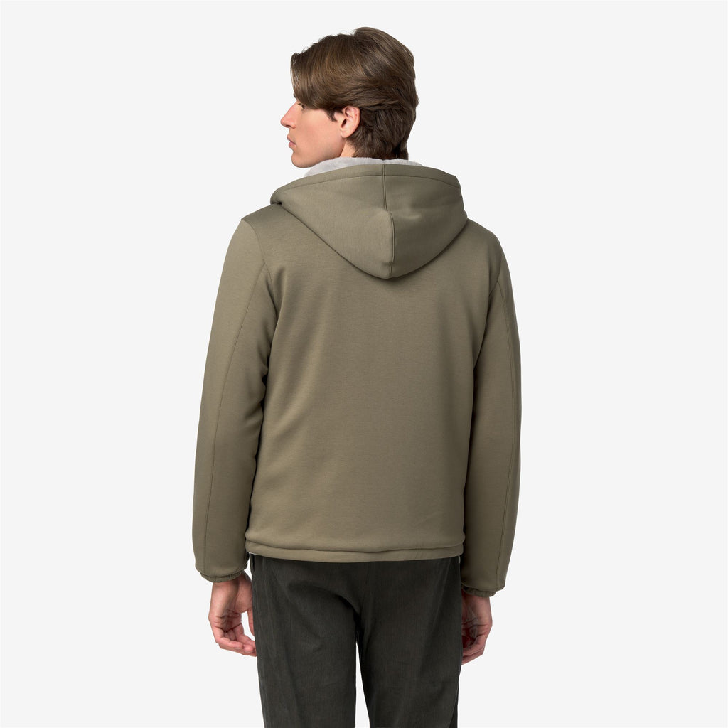 Fleece_Man_JACK LIGHT SPACER FUR DOUBLE_Jacket_Green Army - Fur - Commercial 6