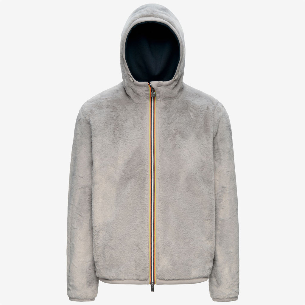 Fleece_Man_JACK LIGHT SPACER FUR DOUBLE_Jacket_Blue Depth - Fur - Grey Mist - Commercial 2