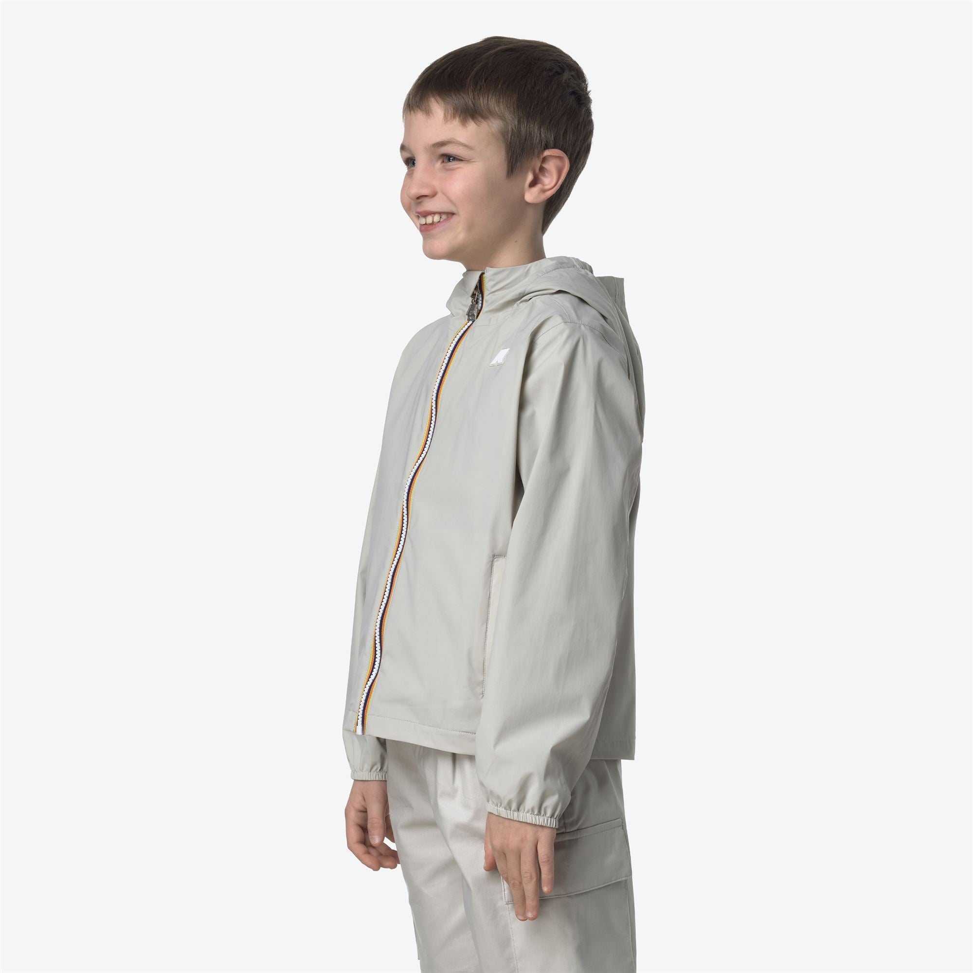 Jackets_BOY_P. JACK STRETCH NYLON JERSEY_Short_BEIGE LT - Commercial 5