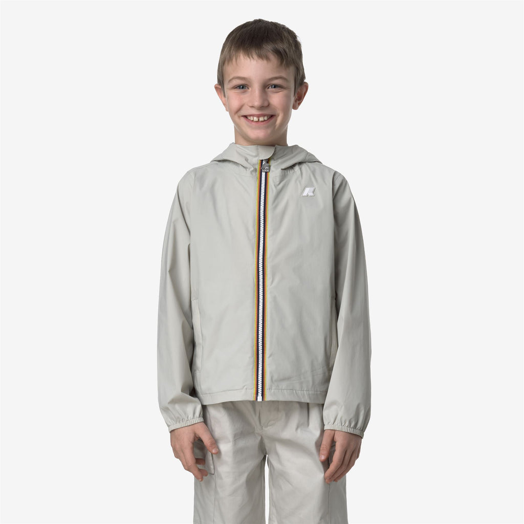Jackets_BOY_P. JACK STRETCH NYLON JERSEY_Short_BEIGE LT - Commercial 4