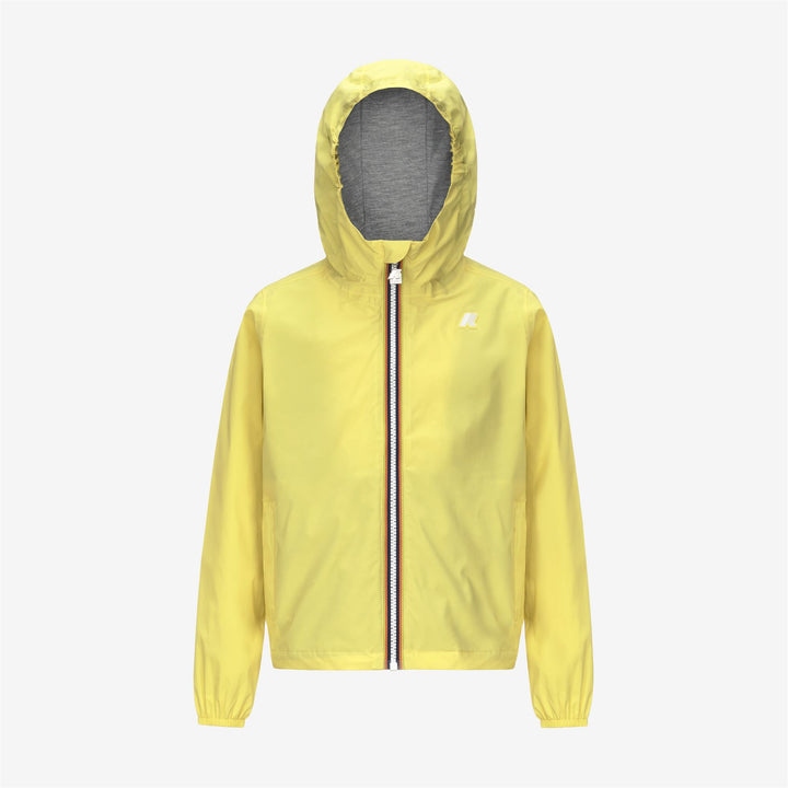Chaqueta de nylon elástico impermeable para niños en verde acacia 5