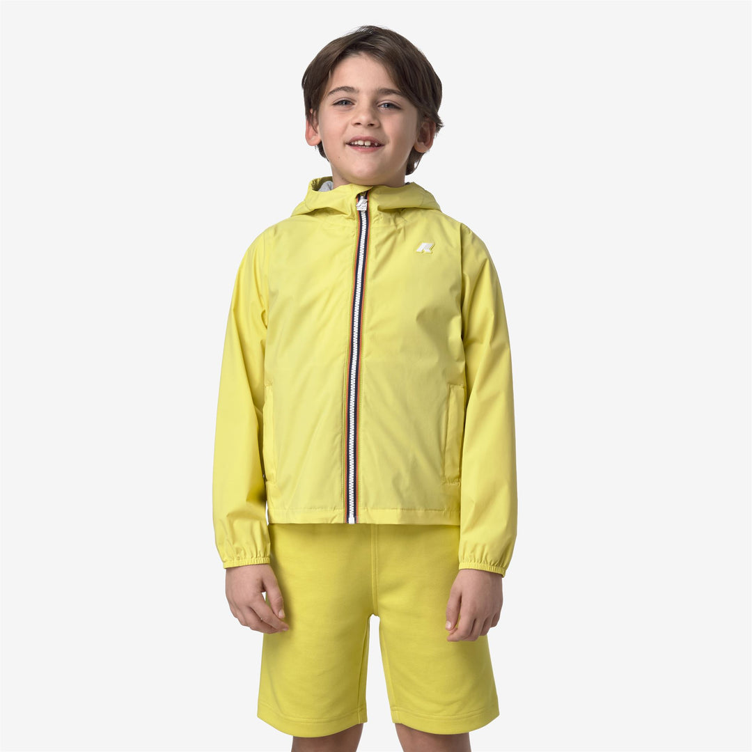 Green Acacia Boys' Waterproof Stretch Nylon Jacket 01
