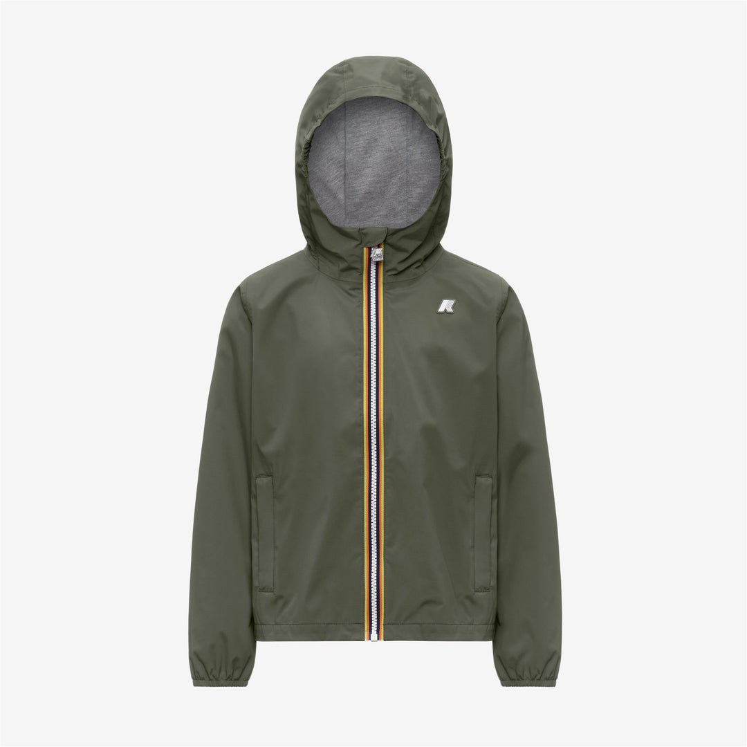 P. JACK STRETCH NYLON JERSEY - Jackets - Corta - Bambino - GREEN LICHEN 01