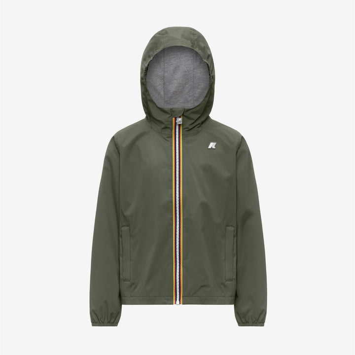 P. JACK STRETCH NYLON JERSEY - Jackets - Corta - Bambino - GREEN LICHEN 1