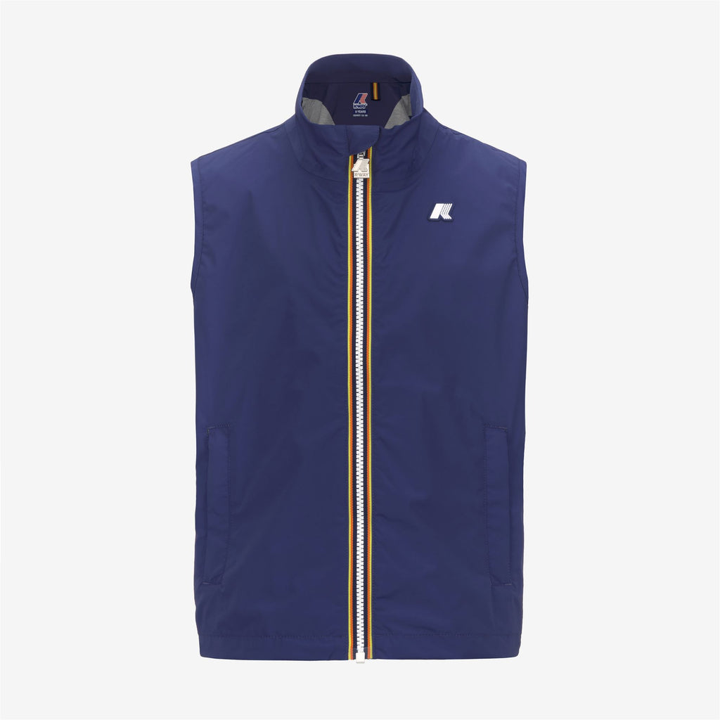 Jackets_BOY_P. VALEN STRETCH NYLON JERSEY_Vest_Blue Deep Cobalt - Commercial 1