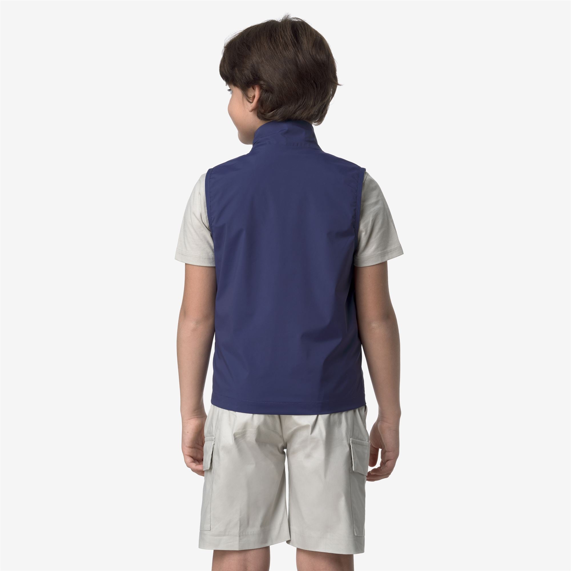 Jackets_BOY_P. VALEN STRETCH NYLON JERSEY_Vest_Blue Deep Cobalt - Commercial 6