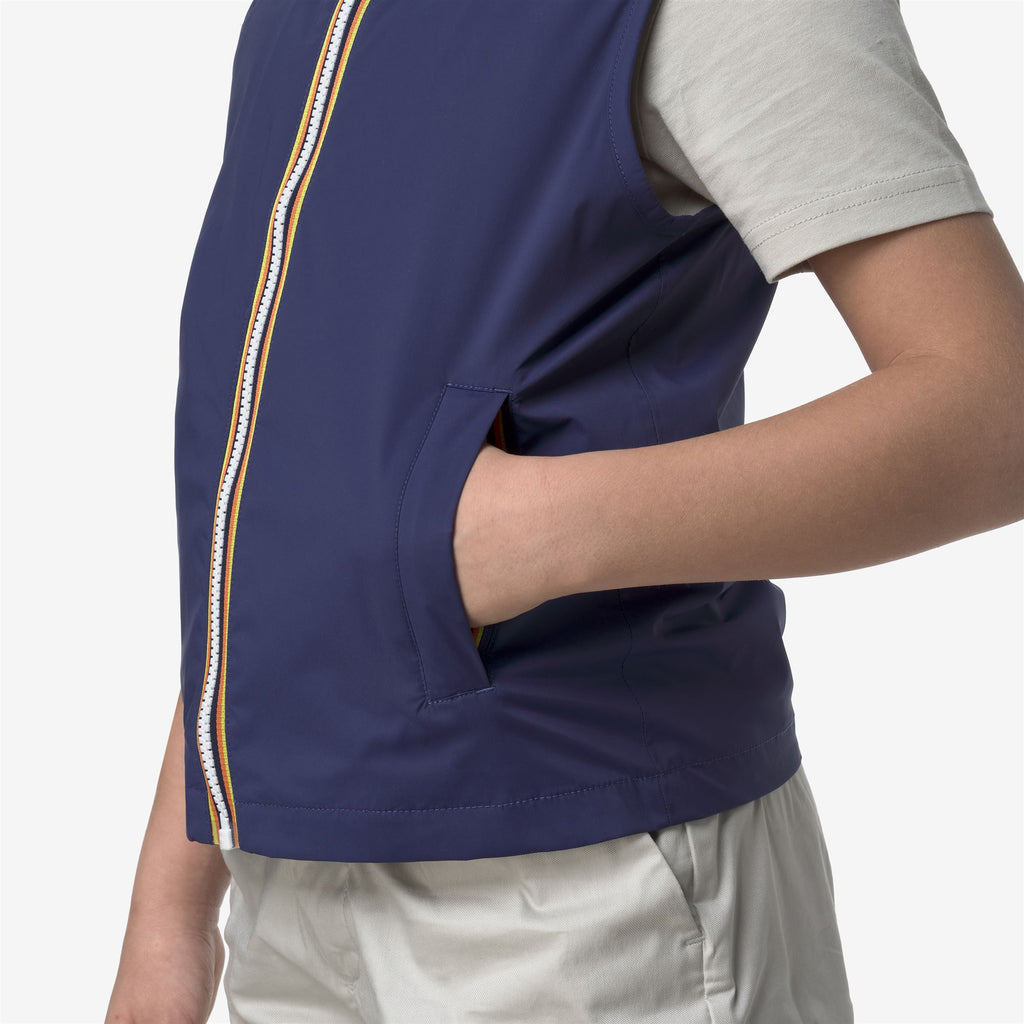 Jackets_BOY_P. VALEN STRETCH NYLON JERSEY_Vest_Blue Deep Cobalt - Commercial 7