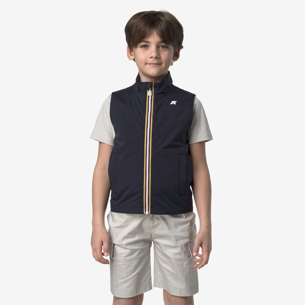 Jackets_BOY_P. VALEN STRETCH NYLON JERSEY_Vest_Blue Depth - Commercial 4