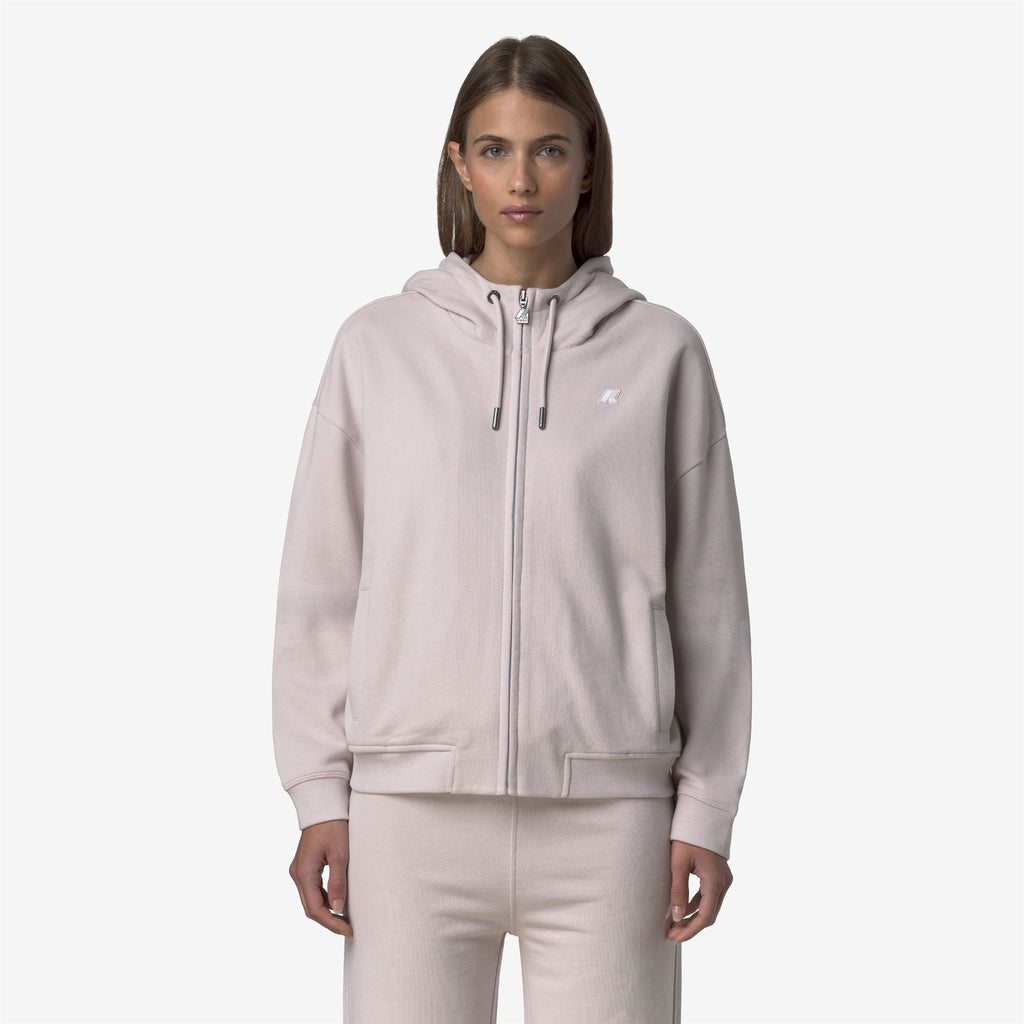 Fleece_WOMAN_ARWEN FLEECE PEACH_Jacket_Rose Hushed - Commercial 4