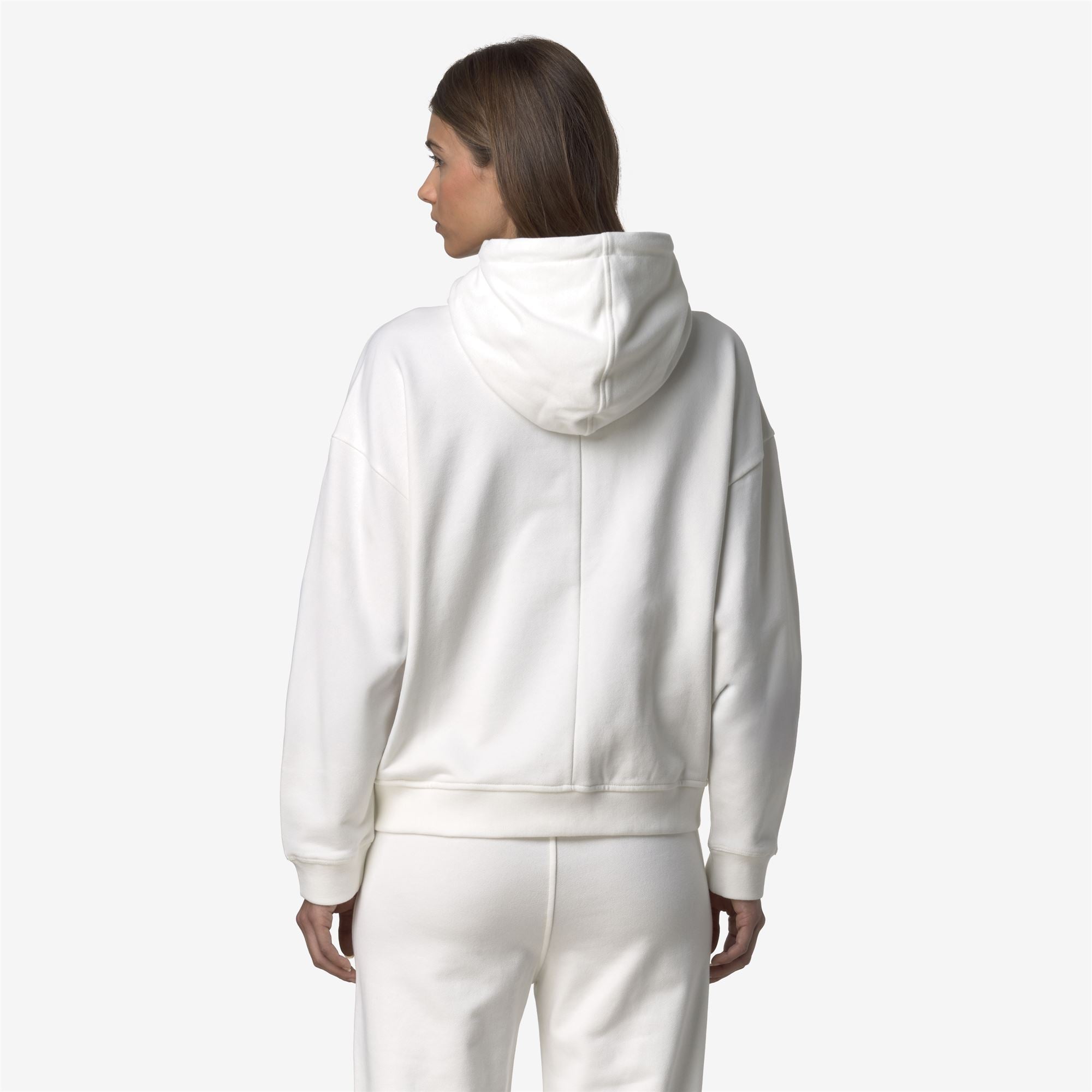 Fleece_WOMAN_ARWEN FLEECE PEACH_Jacket_White Gardenia - Commercial 6