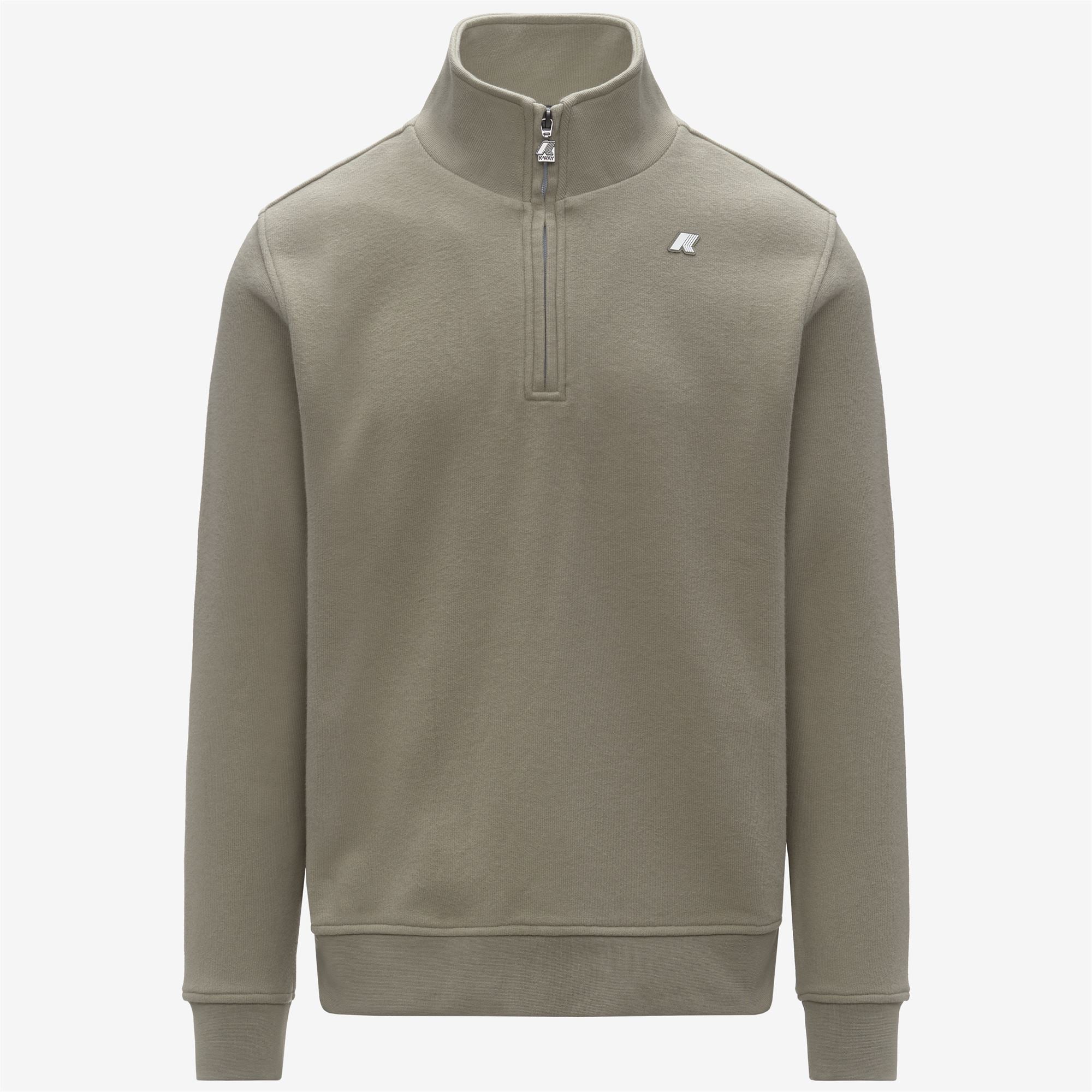 Fleece_MAN_FINNICK HEAVY FLEECE_Pull Over_Green Oak - Commercial 1