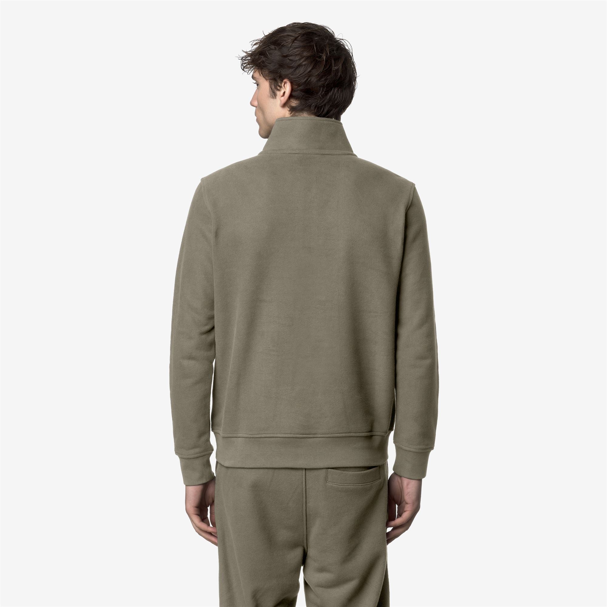 Fleece_MAN_FINNICK HEAVY FLEECE_Pull Over_Green Oak - Commercial 6