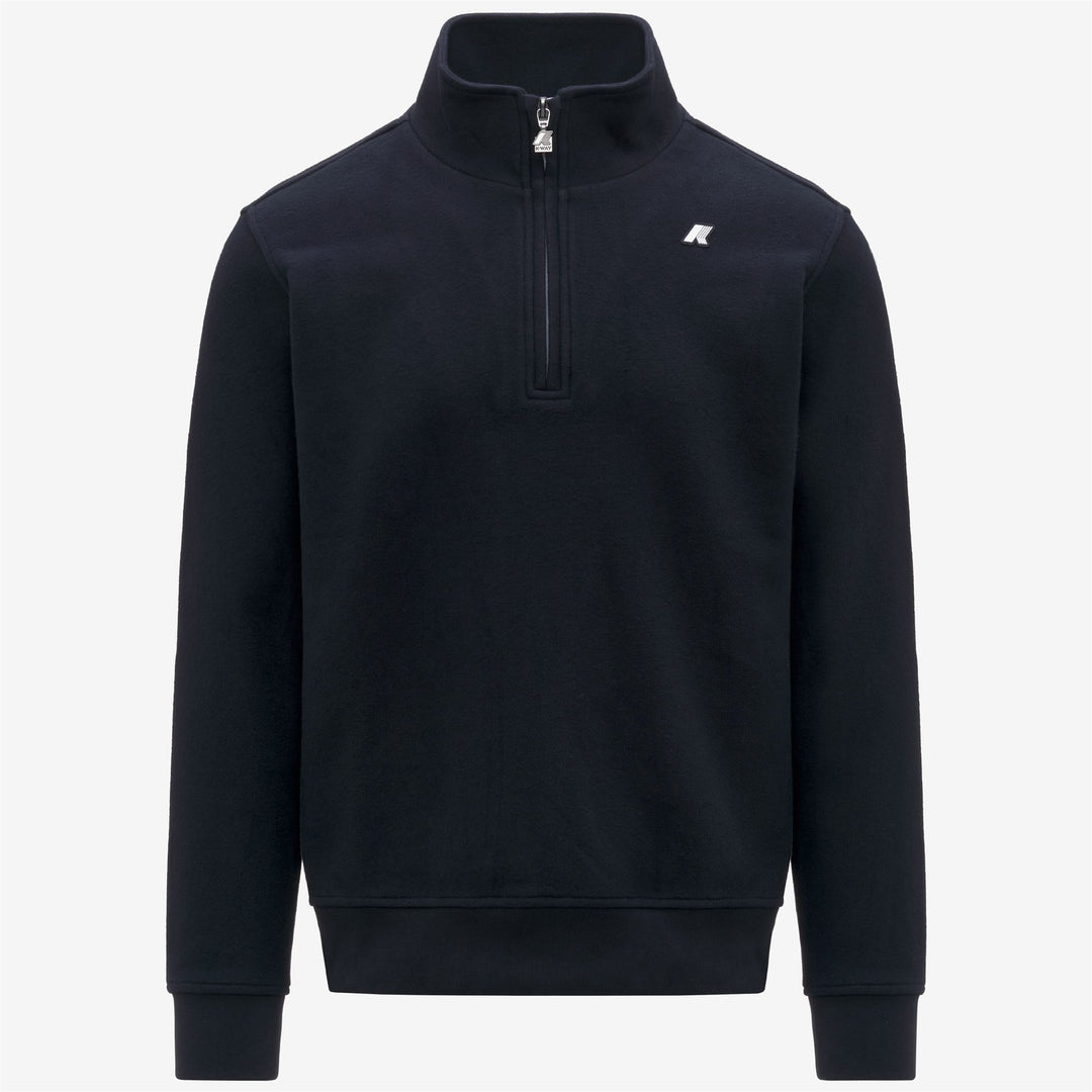 Suéter polar azul oscuro para hombre para deportes y ocio 01