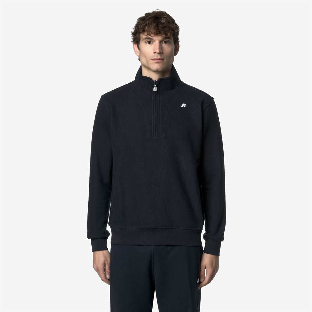 Deep blue Men's Fleece Pullover for Sports and Leisure 02