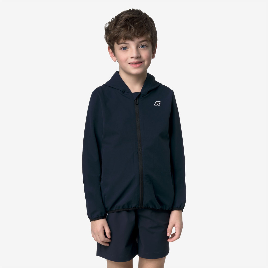 P. JOURNEER TRAVEL Fleece Jacket Kid unisex Blue Depth 01