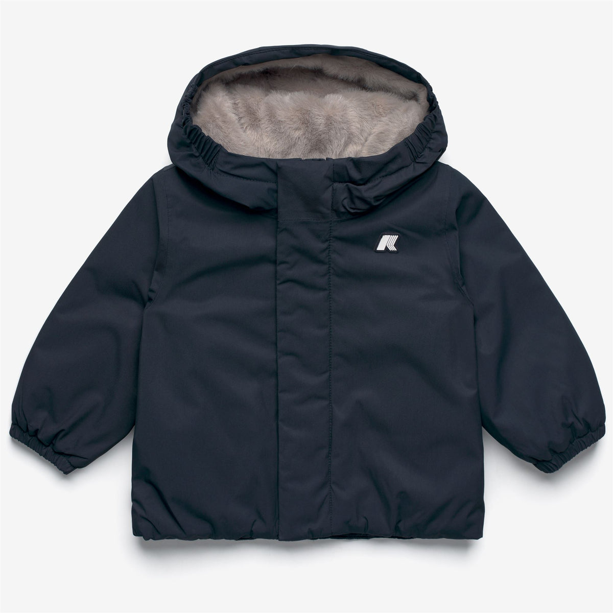 Jackets_KID UNISEX_E. JACK TWILL SOFT BEAVER_Short_Blue D-Grey W - Commercial 1